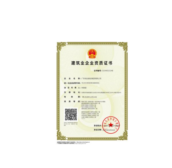 企業資質證書